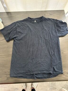 Classic Men's Navy Crewneck T-Shirt